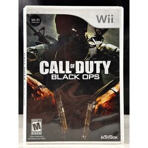 Call of‎ Duty Black Ops Wii Game Activision Shooter Mature Rated Activision